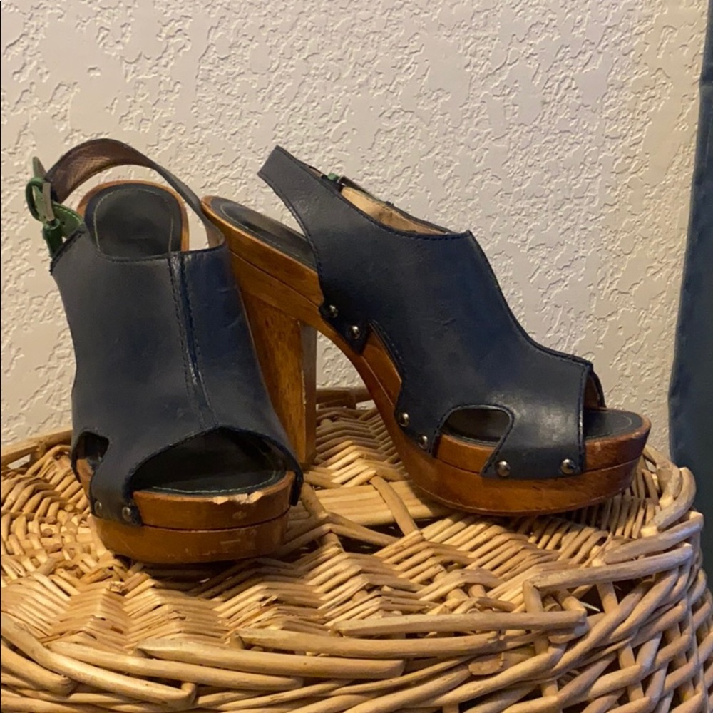 Frye clog sandals